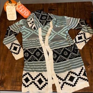 Say what small juniors long sweater